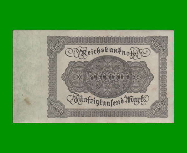 BILLETE DE  ALEMANIA 50.000,00 MARCOS, ESTADO MUY BUENO+.- - Imagen 2