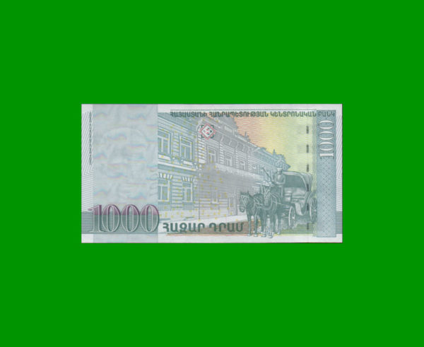 BILLETE DE
  ARMENIA 1.000,00 DRAMS, ESTADO SIN CIRCULAR.- - Imagen 2