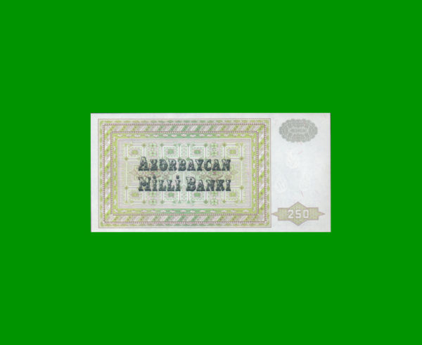 BILLETE DE  AZERBAIJAN 250,00 MANAT, ESTADO SIN CIRCULAR.- - Imagen 2