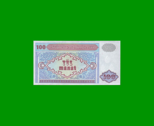 BILLETE DE  AZERBAIJAN 100,00 MANAT, ESTADO SIN CIRCULAR.- - Imagen 2