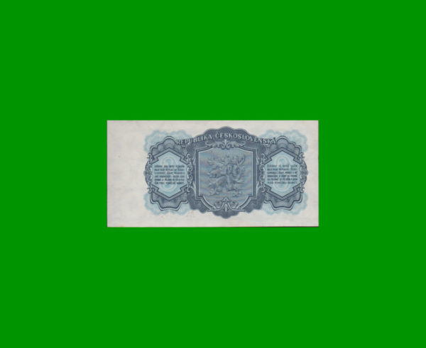 BILLETE DE
  CHECOSLOVAKIA 3,00 KORUNY, ESTADO SIN CIRCULAR.- - Imagen 2