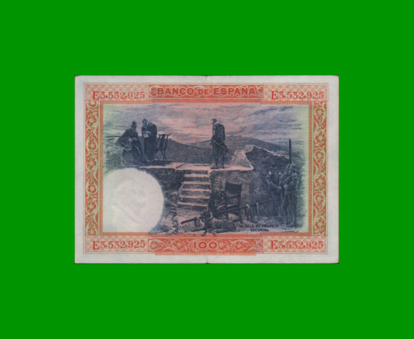 BILLETE DE
  ESPAÑA 100,00 PESETAS, PICK 69c, ESTADO MUY BUENO+.- - Imagen 2