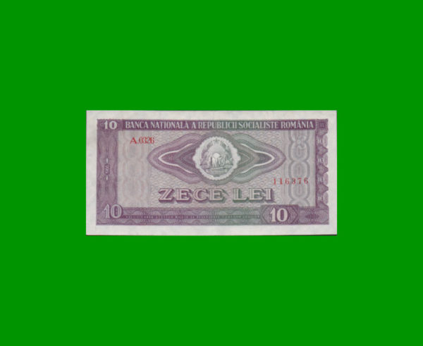 BILLETE DE
  RUMANIA 10,00 LEI, ESTADO MUY BUENO.-