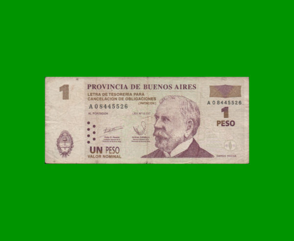 BONO DE
  BUENOS AIRES 1,00 PESO, EC 211, ESTADO BUENO.-