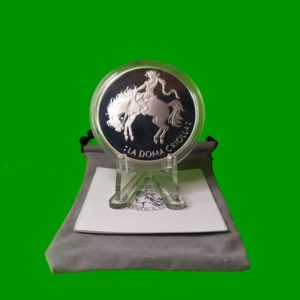 MONEDA PROOF,
  LA DOMA, ARGENTINA ENCUENTRO DE DOS MUNDOS, AÑO 2000, CON CERTIFICADO, ESTADO
  UNC.-